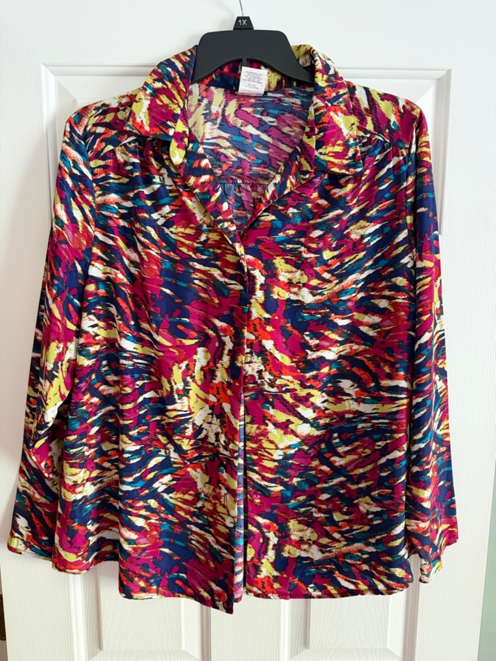 JEM Multicolor Abstract Print Button-Down Shirt